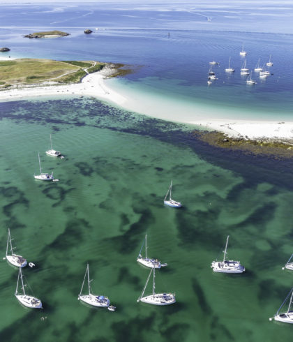 The Brittany Riviera from above