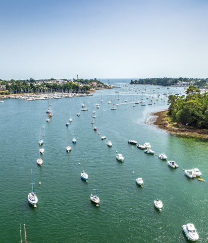 The Brittany Riviera filmed with a drone