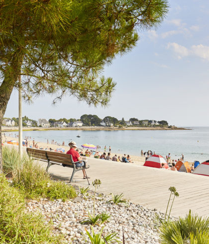 Les Planches wooden walkway, Bénodet