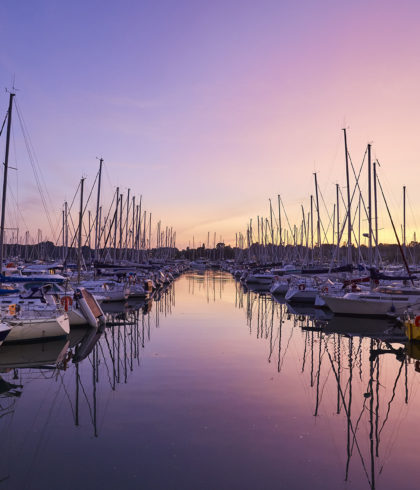 Sunset Port La Forêt