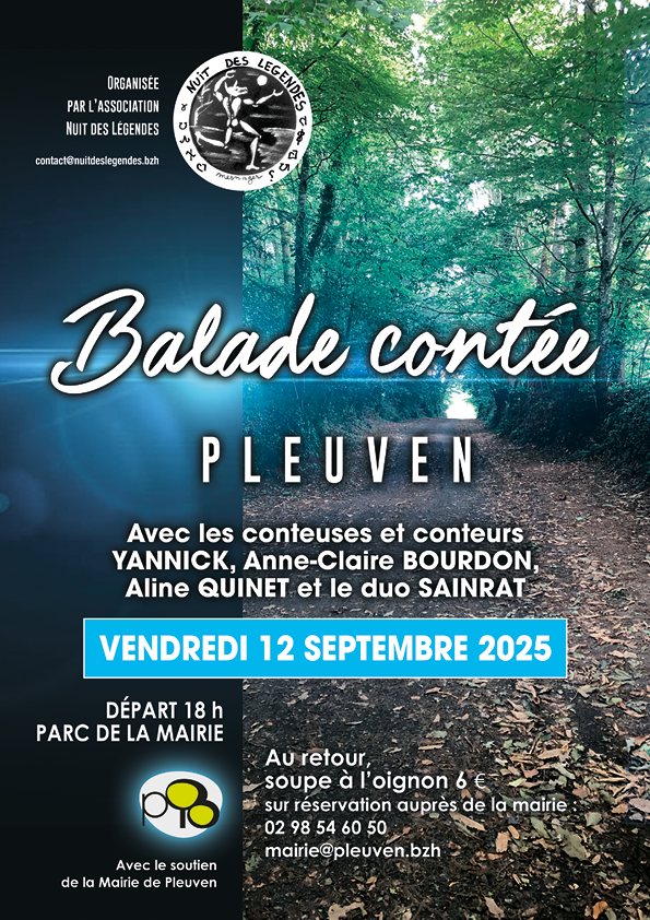 Affiche Balade contée 12 sept 2025