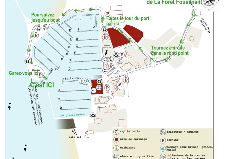 plan Port La Forêt Harmony